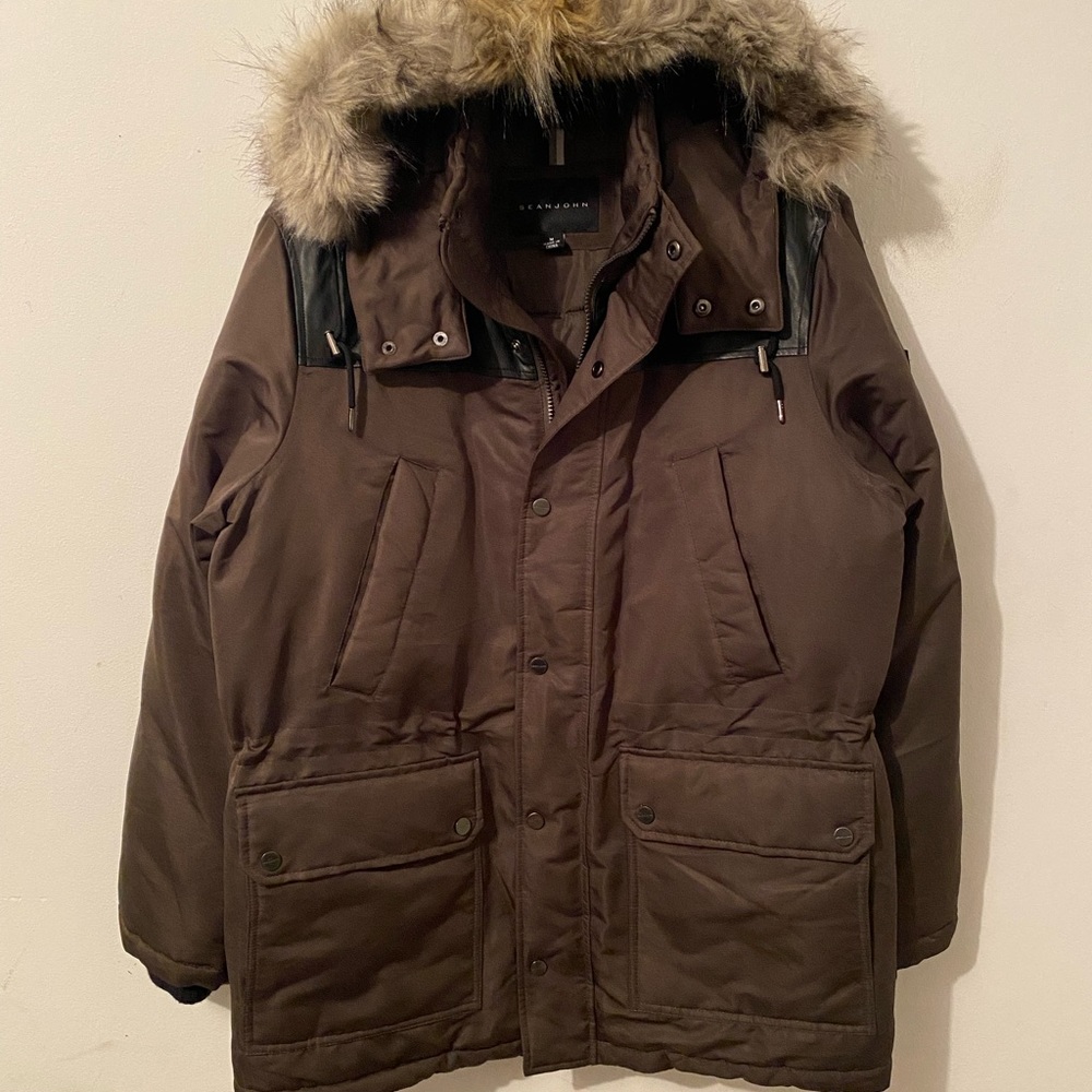 Sean John Puffer Parka Jacket Men’s Size Medium (No Tags)